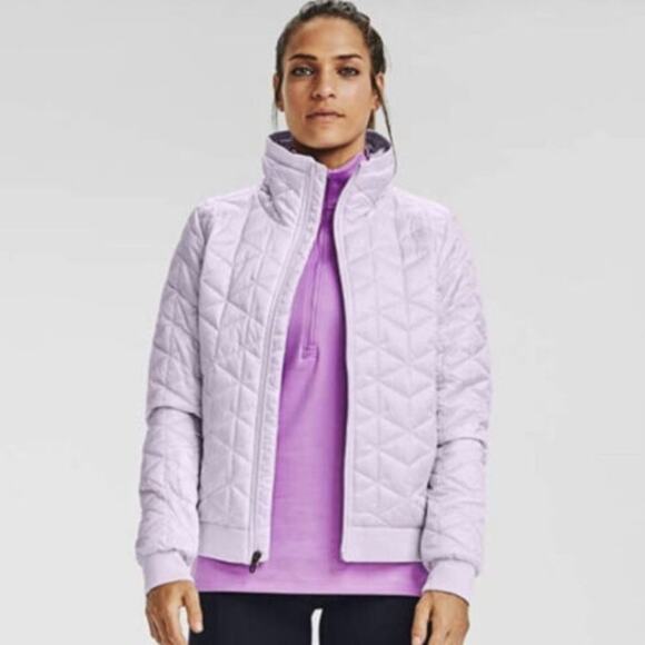 Under Armour ColdGear Reactor Performance Jacket Women's XL NWT Lilac Purple - Picture 1 of 9